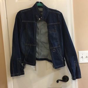 Moto-Style Jean Jacket